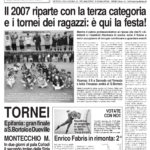 Archivio prime pagine SPORTquotidiano 2007