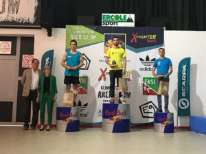 Coppa Italia Boulder il podio maschile della tappa di Thiene