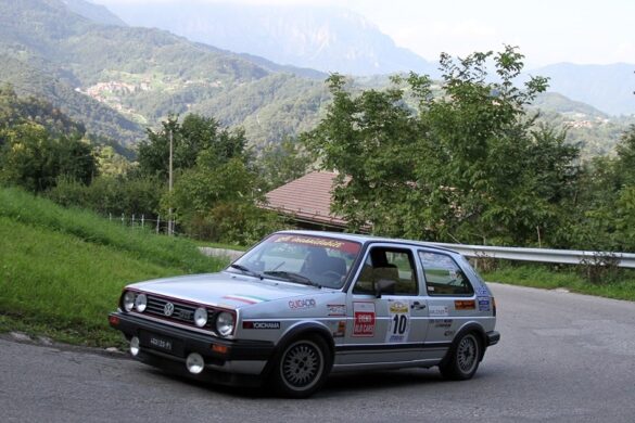 Scapin e Morandi su Volkswagen Golf GTI