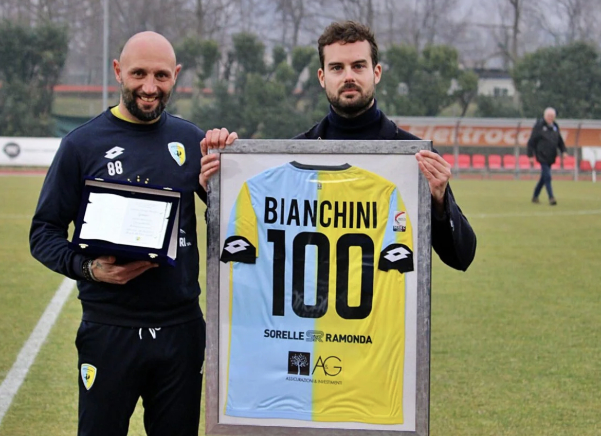 Giuseppe Bianchini Ha Festeggiato Le 100 Presenze Con L’Arzignano ...