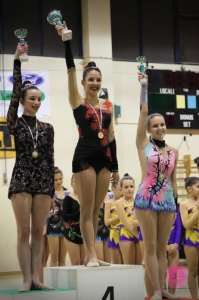 Ginnastica Ritmica, campionato regionale PGS: 3 medaglie per Athena Asd