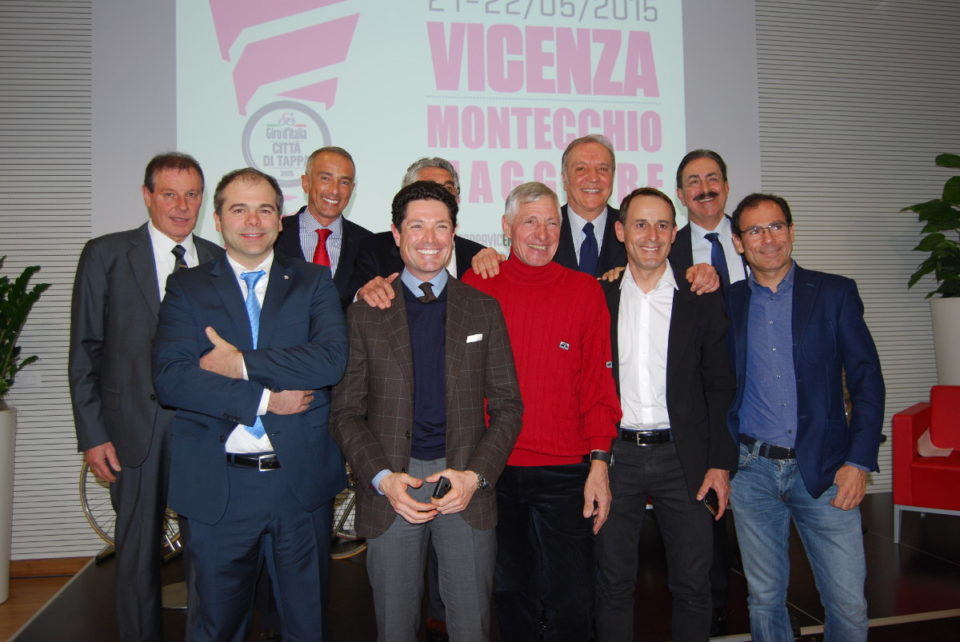 Giro d'Italia 2015, presentata la tappa di Vicenza e Montecchio